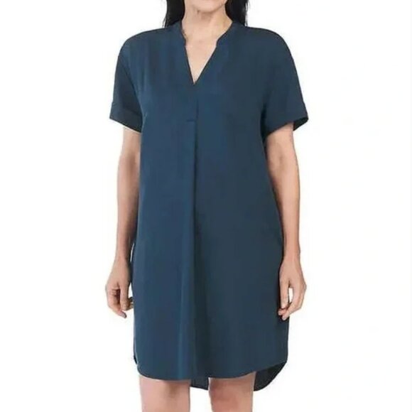 NWT~Hilary Radley~ Popover split neck shift dress - Picture 1 of 2